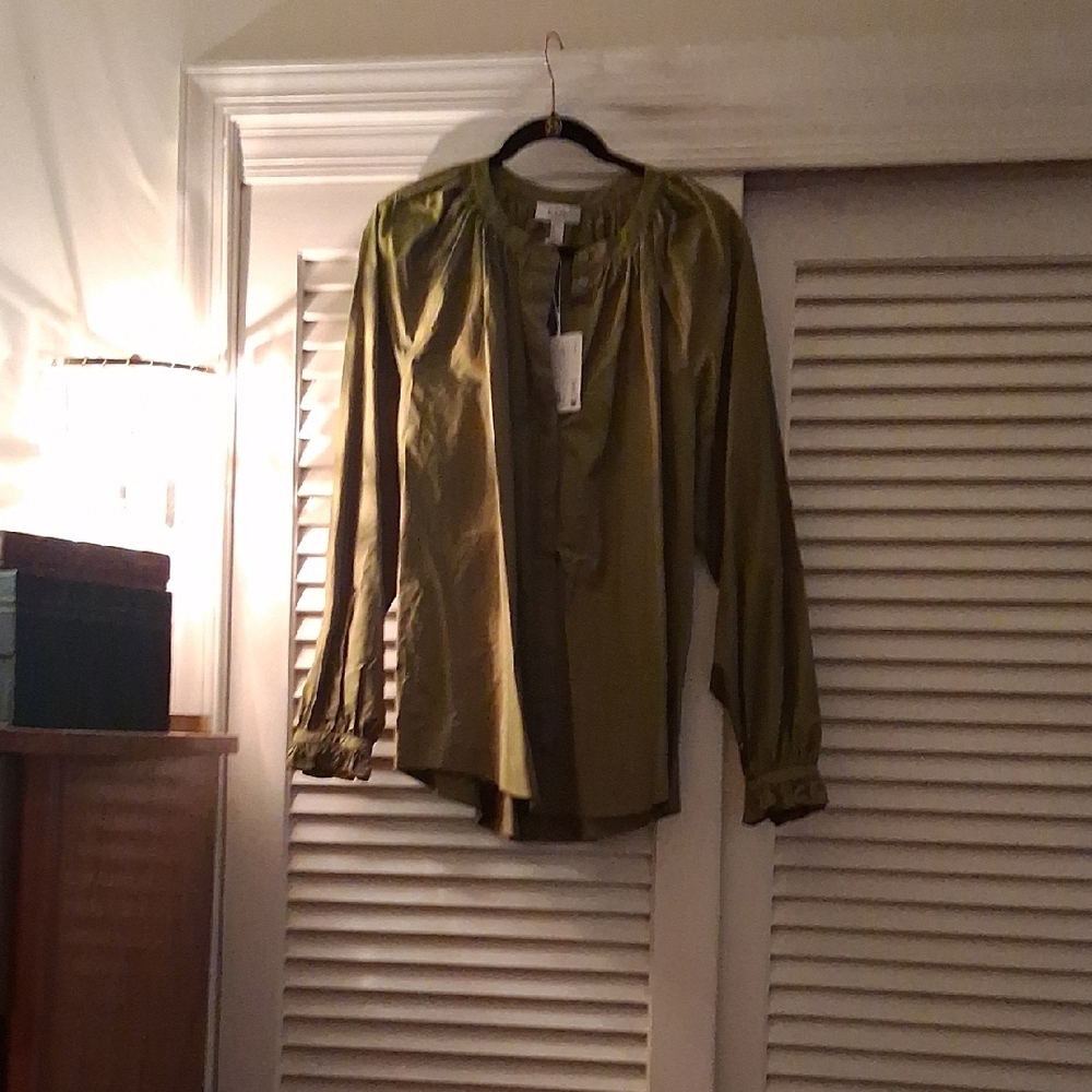 NWT -COS Blouse with Button Detail